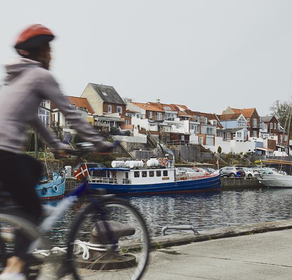 Den gamle havn i  Middelfart - cykler