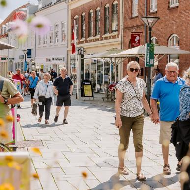 Shopping i Middelfart Gågade